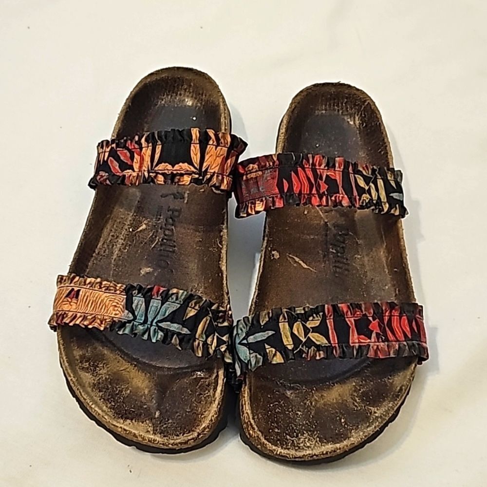 Birkenstock Papillio Curacao Sandal Flower Frill Strap size EU 40 US 10